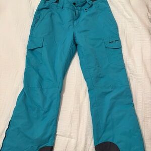 Teal Snow Pants